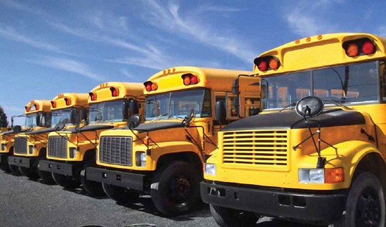 Synthetic Lubricants for School Busses Shool Busses use AMSOIL Oil