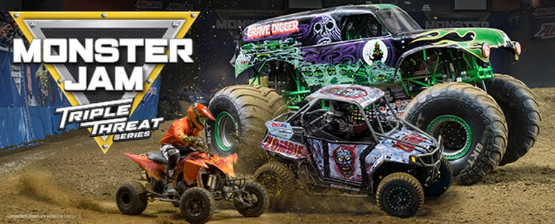 AMSOIL Premium Lubricants for MONSTER JAM Triple Threat Series 