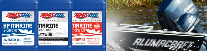 AMSOIL HP Marine 2-Stroke, Gear Lube, Engine Oil