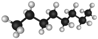 Octane Molecule Oil Molecule